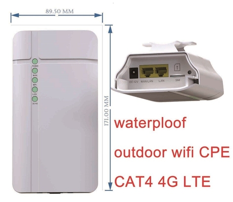 kupować Wodoodporny zewnętrzny router bezprzewodowy LTE CPE 150 Mb / s do kamery IP online manufacture