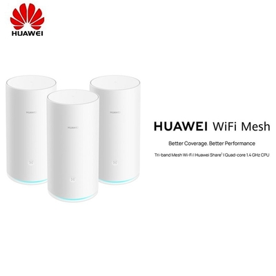 kupować Routery Huawei WiFi Mesh 3 Pack WS5800 Tap Urządzenia z systemem Android z obsługą NFC Sygnał 5 GHz online manufacture