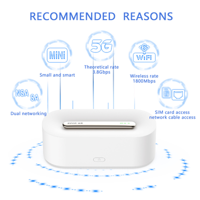 kupować Przenośny router mobilny Pinsu R200 5G Przenośny bezprzewodowy Wifi z routerem WiFi RJ45 5G CPE online manufacture