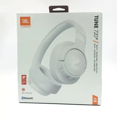 JBL TUNE 720BT Otwarte Ucho Bezprzewodowe dla Bluetooth słuchawki LED Bateria Niskie częstotliwości Efekty dźwiękowe Wysoka wytrzymałość dla muzyki Gami